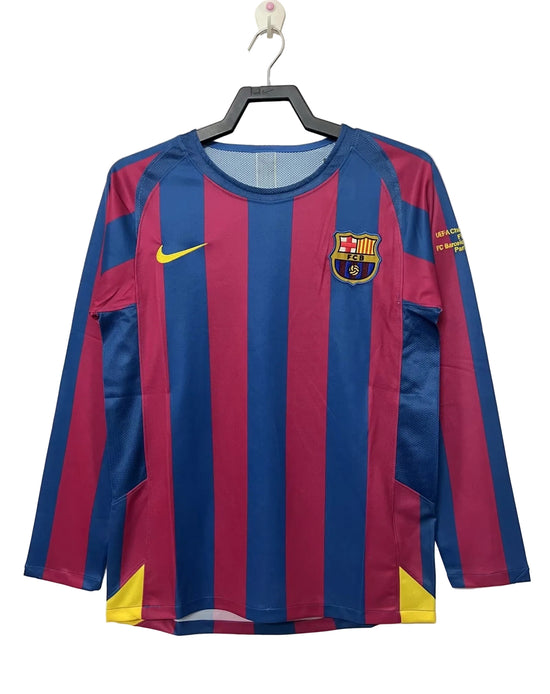 Barcelona 2006 Home Jersey Long Sleeve